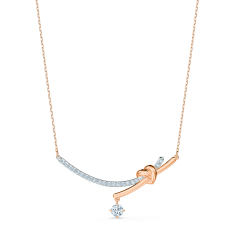 Swarovski Lifelong Crystal Heart Necklace, Mixed Metal 1