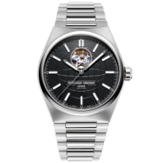 Frederique Constant Highlife Heart Beat Automatic Black Dial Stainless Steel Bracelet Watch 41mm - FC-310B4NH6B 1