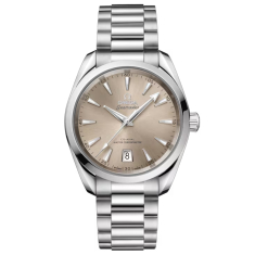 OMEGA Seamaster Aqua Terra Shades Sandstone Dial Stainless Steel Watch 38mm - O22010342010002 1
