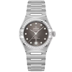 OMEGA Constellation Quartz Grey Diamond Dial Stainless Steel Watch 29mm - O13115292056001 1