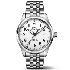 IWC Pilot's Mark XX White Dial Stainless Steel Watch 40mm - IW328208 1