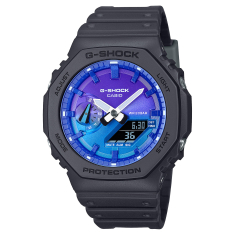 Casio G-Shock Analog-Digital Flame Inside Black Resin Strap Watch - GA2100FL-1 1