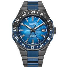 Citizen Series8 880 GMT Blue Dial Two-Tone Stainless Steel Bracelet Watch 41mm - NB6036-52N 1