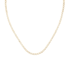10k Two-Tone Gold 4.2mm Mariner Chain Necklace 1