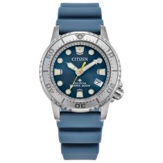 Citizen Eco-Drive Promaster Dive Blue Dial Teal Strap Watch 37mm - EO2027-09L 1