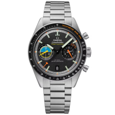 OMEGA Speedmaster Pilot Chronograph Black Dial Stainless Steel Watch Set 40.85mm - O33210415101002 1