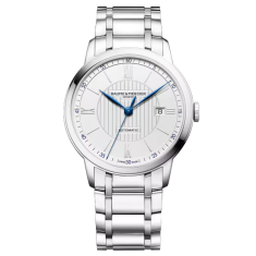 Baume & Mercier Classima 10334 Silver Dial Stainless Steel Bracelet Watch 42mm - M0A10334 1