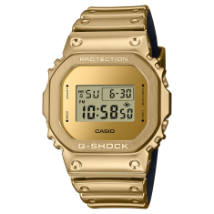 Casio G-Shock G-Steel Fine Metallic Series Digital Gold-Tone Silicone Strap Watch - GM5600YMG-9 1