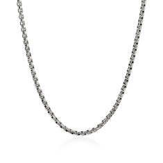 John Hardy 4.8mm Sterling Silver Box Chain Necklace - 22 Inches 1