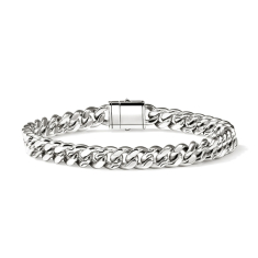John Hardy 7mm Sterling Silver Curb Chain Bracelet 1