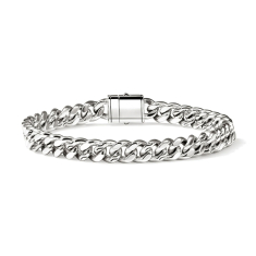 John Hardy Sterling Silver 7mm Curb Chain Bracelet 1