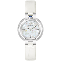 Bulova Rubaiyat Special Editon Sapphire Accent Mother-of-Pearl Dial Strap Watch, 30mm - 96R254 1