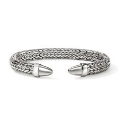 John Hardy Spear 50 Sterling Silver Flex Cuff Bracelet 1