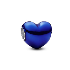 Final Sale - Pandora Metallic Blue Heart Charm 1