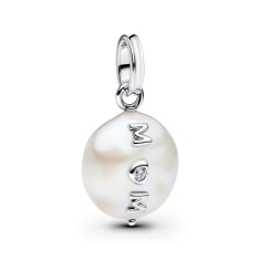 Pandora Treated Freshwater Cultured Baroque Pearl Mum Dangle Charm 1