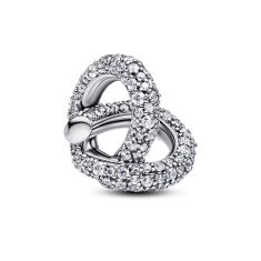 Final Sale - Pandora Pavé Infinity Knot Heart Charm 1