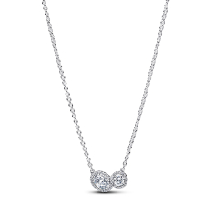 Final Sale - Pandora Embracing Halo Necklace 1
