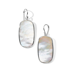 IPPOLITA Rock Candy Rectangle Drop Earrings in Mother of Pearl 1