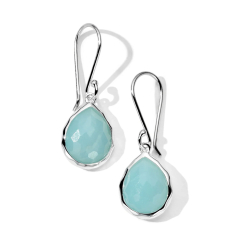 IPPOLITA Rock Candy Blue Quartz Mini Teardrop Sterling Silver Earrings 1
