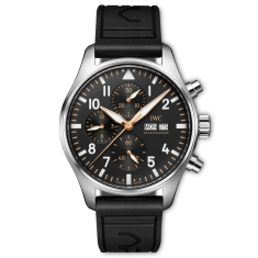 IWC Pilot’s Watch Chronograph APXGP Black Dial Black Rubber Strap Watch 43mm - IW378009 1