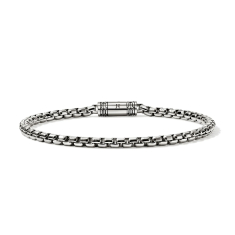 John Hardy 3.7mm Sterling Silver Box Chain Bracelet 1