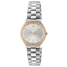 Gucci G-Timeless Silver Dial Stainless Steel Watch 29mm - YA1265070 1