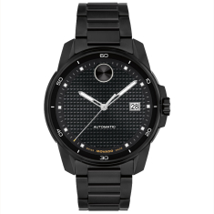 Movado BOLD Verso Automatic Black Dial Black Stainless Steel Bracelet Watch 41mm - 3600966  1