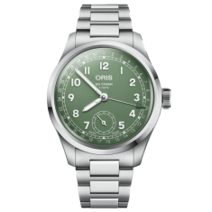 Oris Big Crown Pointer Date Green Dial Stainless Steel Bracelet Watch 40mm - 403 7799 4067 8 20 06 1