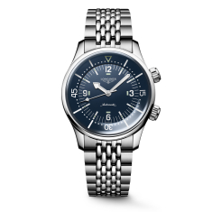 Longines Legend Diver Blue Dial Stainless Steel Bracelet Watch 39mm - L37644907 1