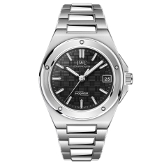 IWC Ingenieur Automatic 35 Black Grid Dial Stainless Steel Watch 35mm - IW324906 1