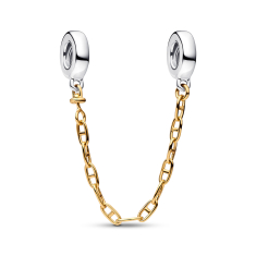 Pandora Elongated Gold-Plated Safety Chain 1