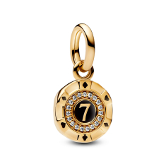 Pandora Lucky Chip Gold-Plated Dangle Charm 1
