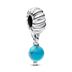 Final Sale - Pandora Turquoise-Colored Dangle Charm 1