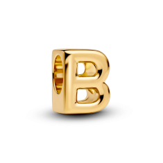 Pandora Letter B Alphabet Gold-Plated Charm 1
