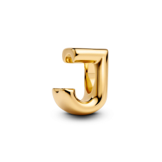 Pandora Letter J Alphabet Gold-Plated Charm 1
