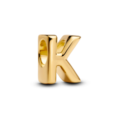 Pandora Letter K Alphabet Gold-Plated Charm 1