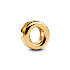 Pandora Letter O Alphabet Gold-Plated Charm 1
