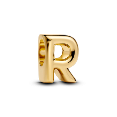 Pandora Letter R Alphabet Gold-Plated Charm 1