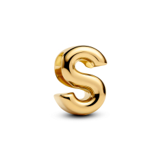 Pandora Letter S Alphabet Gold-Plated Charm 1