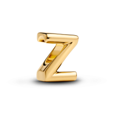Pandora Letter Z Alphabet Gold-Plated Charm 1