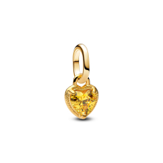Pandora Heart Gold-Plated Mini Dangle Charm 1