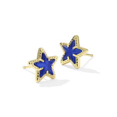 Kendra Scott Cassidy Stud Earrings in Cobalt Illusion 1