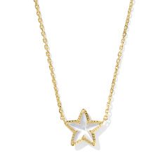 Kendra Scott Cassidy Short Pendant Necklace in Ivory Mother-of-Pearl 1