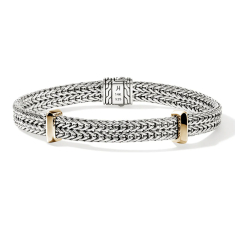 John Hardy Icon Link Two-Tone Flat Chain Bracelet 1