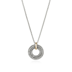 John Hardy Icon Link Two-Tone Pendant Necklace 1