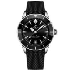 Breitling Superocean Heritage B31 Automatic 40 Black Dial Black Rubber Strap Watch 40mm - AB3110241B1S1 1