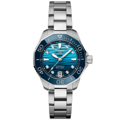 TAG Heuer AQUARACER Professional 300 Date Automatic Gradient Blue Diamond Dial Stainless Steel Watch 36mm - WBP231N.BA0618 1