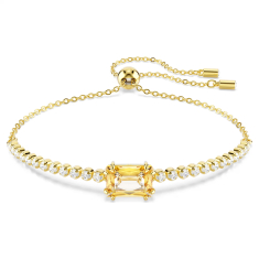 Swarovski Matrix Caramel Zirconia Tennis Bracelet, Gold-Tone Plated 1