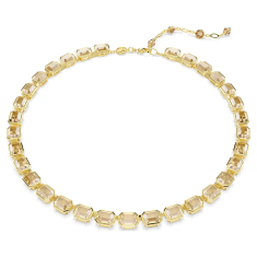 Swarovski Millenia Golden Octagon Crystal Necklace, Gold-Tone Plated 1