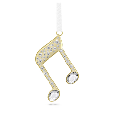 Swarovski Crystal Holiday Magic Double Music Note Ornament 1